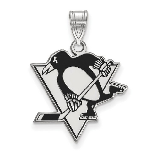Pittsburgh Penguins Large Pendant in Sterling Silver 2.19 gr