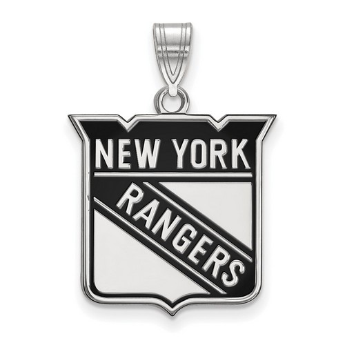 New York Rangers Large Pendant in Sterling Silver 3.55 gr