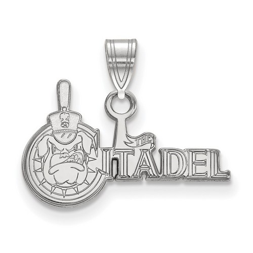 The Citadel Bulldogs Small Pendant in Sterling Silver 1.33 gr
