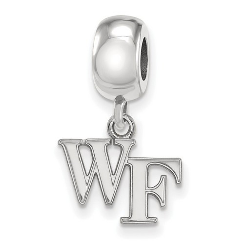 Wake Forest University Demon Deacons Sterling Silver Dangle Bead Charm 3.04 gr