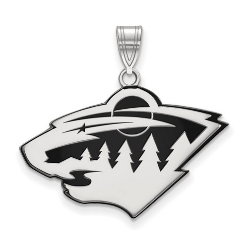 Minnesota Wild Large Pendant in Sterling Silver 3.64 gr