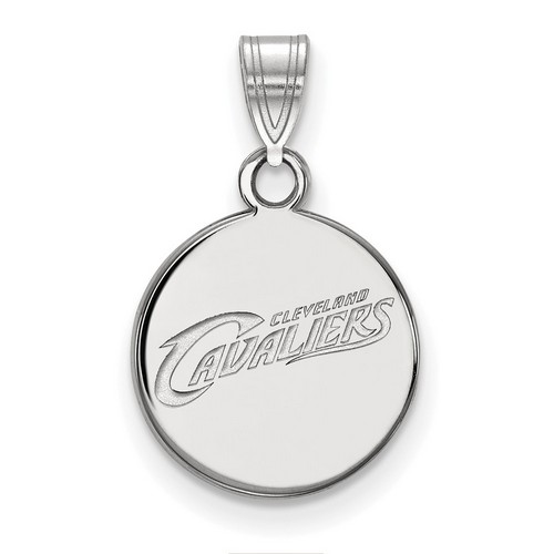 Cleveland Cavaliers Small Disc Pendant in Sterling Silver 1.53 gr