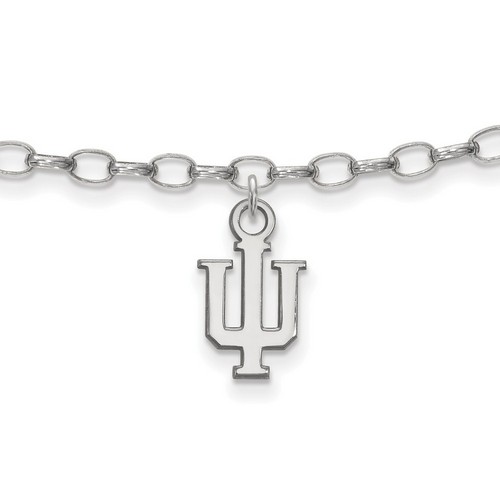 Indiana University Hoosiers Anklet in Sterling Silver 2.87 gr