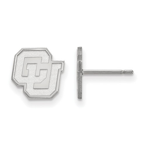 University of Colorado Buffaloes XS Post Earrings in Sterling Silver 1.16 gr