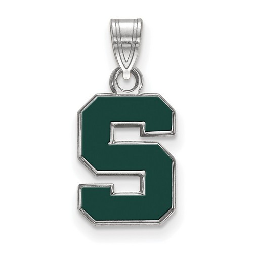Michigan State University Spartans Small Pendant in Sterling Silver 1.01 gr