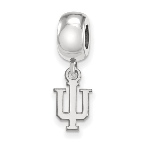 Indiana University Hoosiers XS Dangle Bead Charm in Sterling Silver 3.35 gr