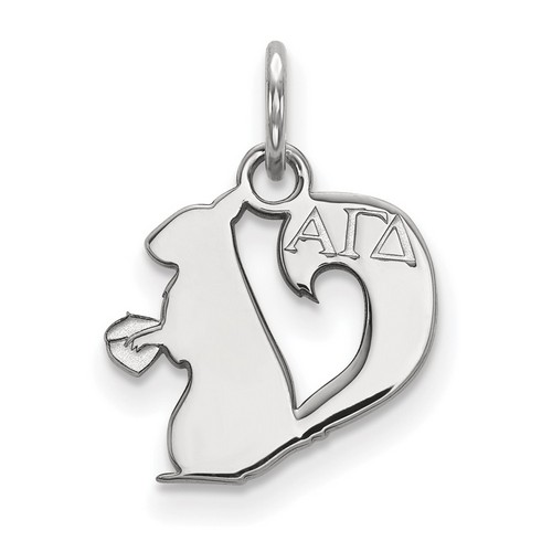 Alpha Gamma Delta Sorority XS Pendant in Sterling Silver 0.78 gr