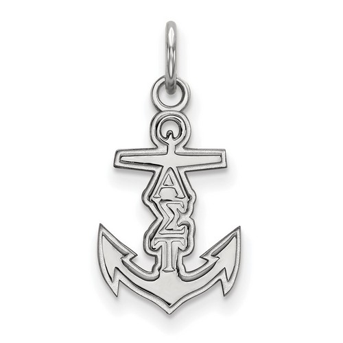 Alpha Sigma Tau Sorority XS Pendant in Sterling Silver 0.78 gr