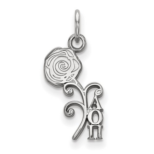 Alpha Omicron Pi Sorority XS Pendant in Sterling Silver 0.78 gr