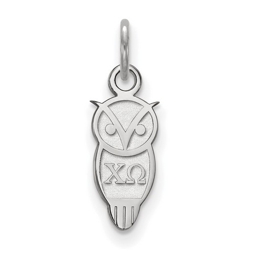 Chi Omega Sorority XS Pendant in Sterling Silver 0.78 gr