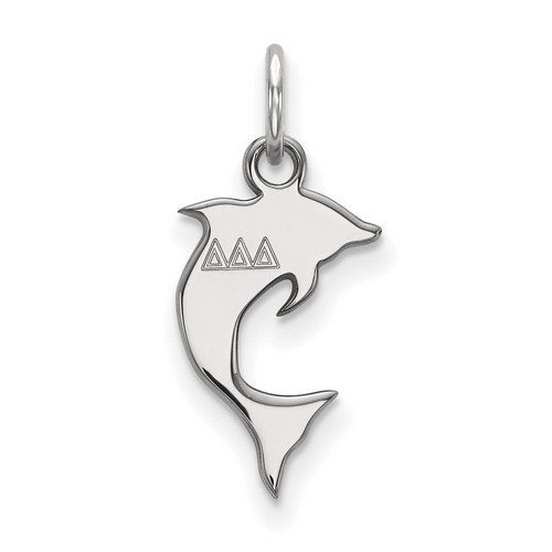 Delta Delta Delta Sorority XS Pendant in Sterling Silver 0.78 gr