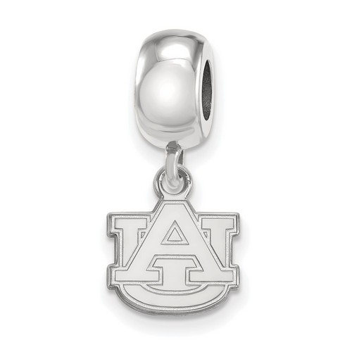 Auburn University Tigers XS Dangle Bead Charm in Sterling Silver 3.25 gr