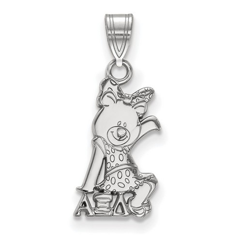 Alpha Xi Delta Sorority Small Pendant in Sterling Silver 1.54 gr