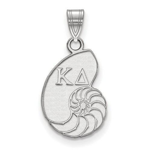 Kappa Delta Sorority Small Pendant in Sterling Silver 1.22 gr