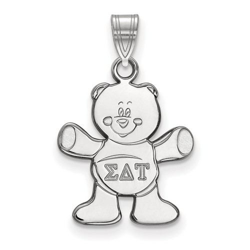 Sigma Delta Tau Sorority Small Pendant in Sterling Silver 1.35 gr