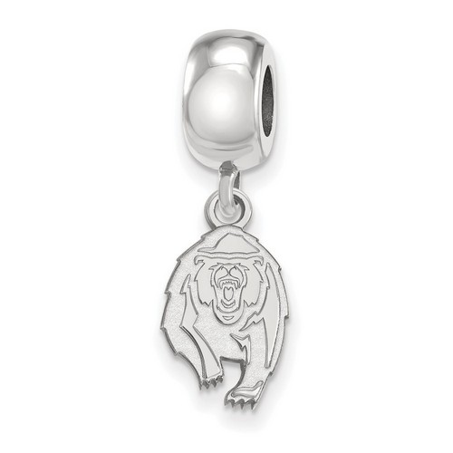 UC Berkeley California Golden Bears Small Dangle Bead in Sterling Silver 3.05 gr