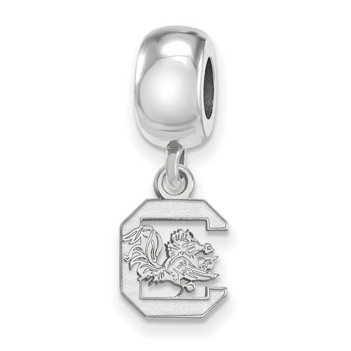 University of South Carolina Gamecocks Sterling Silver Dangle Bead Charm 2.80 gr