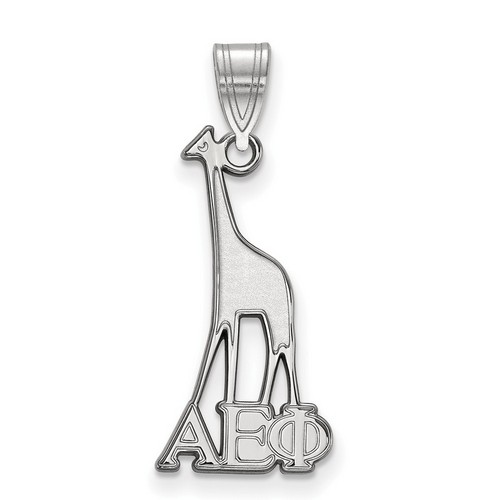 Alpha Epsilon Phi Sorority Medium Pendant in Sterling Silver 1.30 gr