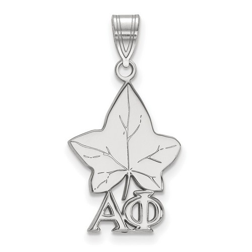 Alpha Phi Sorority Medium Pendant in Sterling Silver 2.08 gr