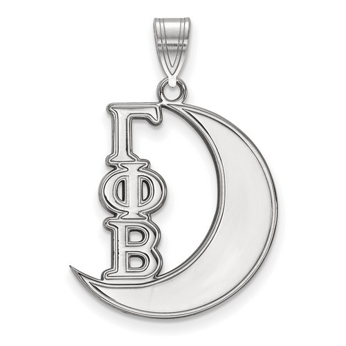 Gamma Phi Beta Sorority Medium Pendant in Sterling Silver 2.22 gr