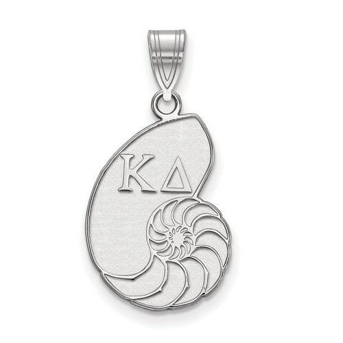 Kappa Delta Sorority Medium Pendant in Sterling Silver 2.22 gr