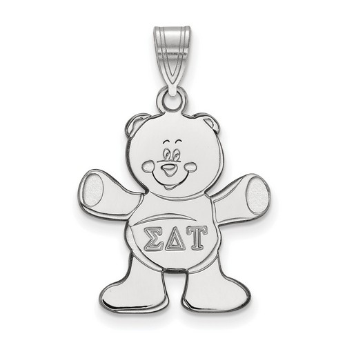 Sigma Delta Tau Sorority Medium Pendant in Sterling Silver 2.22 gr