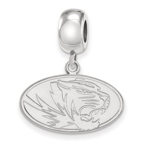 University of Missouri Tigers Small Dangle Bead in Sterling Silver 4.73 gr