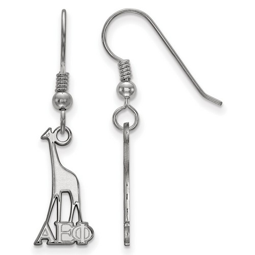 Alpha Epsilon Phi Sorority Medium Dangle Earrings in Sterling Silver 1.08 gr