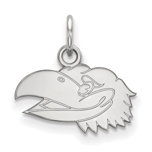 University of Kansas Jayhawks XS Pendant in Sterling Silver 1.21 gr