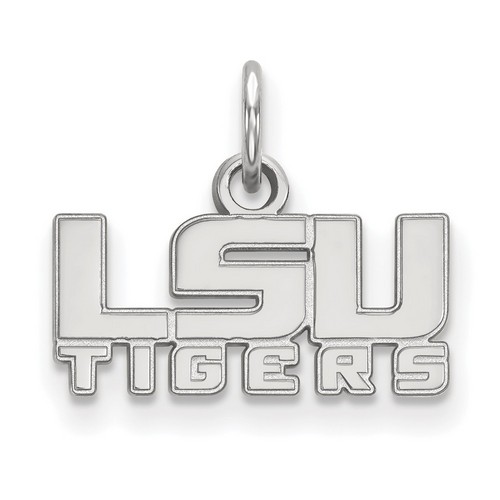 Louisiana State University LSU Tigers XS Pendant in Sterling Silver 0.98 gr