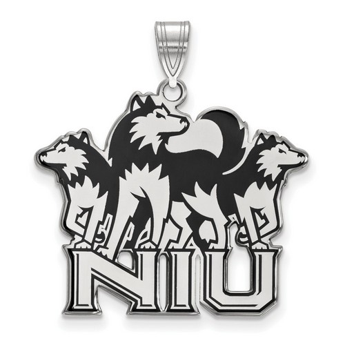 Northern Illinois University Huskies XL Pendant in Sterling Silver 5.02 gr