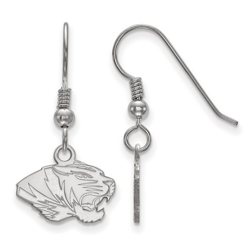 University of Missouri Tigers XS Dangle Earrings in Sterling Silver 1.58 gr