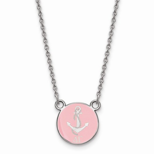 Delta Gamma Sorority XS Pendant Necklace in Sterling Silver 3.10 gr