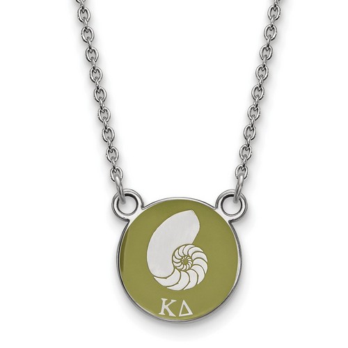 Kappa Delta Sorority XS Pendant Necklace in Sterling Silver 3.10 gr