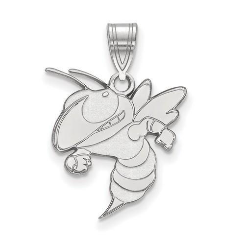 Georgia Tech Yellow Jackets Large Pendant in Sterling Silver 1.77 gr