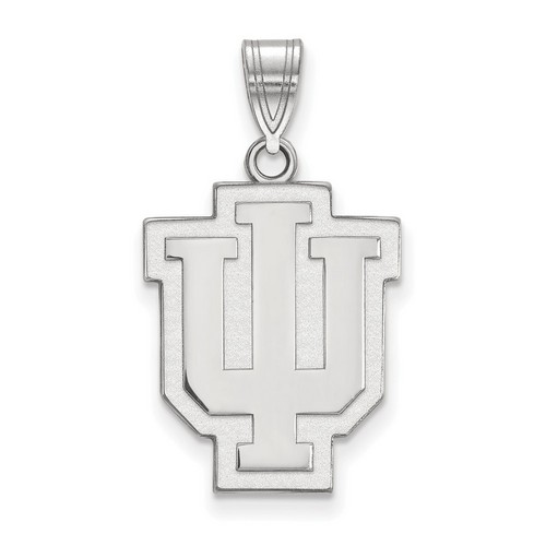 Indiana University Hoosiers Large Pendant in Sterling Silver 3.34 gr