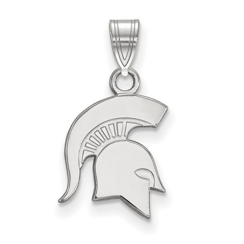 Michigan State University Spartans Small Pendant in Sterling Silver 1.11 gr