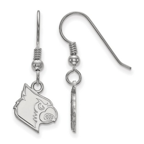 University of Louisville Cardinals Small Sterling Silver Dangle Earrings 1.51 gr