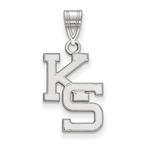 Kansas State University Wildcats Medium Pendant in Sterling Silver 1.27 gr