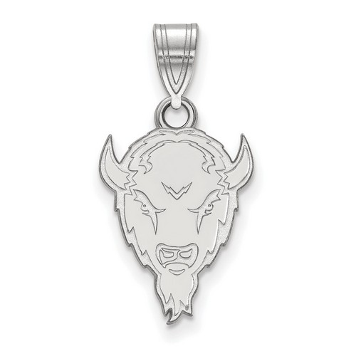 Marshall University Thundering Herd Medium Pendant in Sterling Silver 1.49 gr