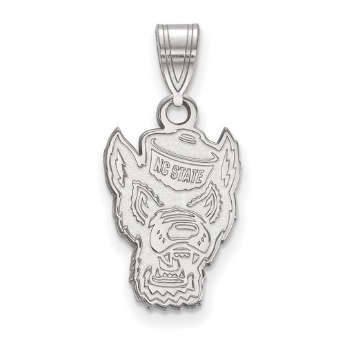 North Carolina State University Wolfpack Medium Sterling Silver Pendant 1.61 gr