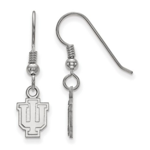 Indiana University Hoosiers XS Dangle Earrings in Sterling Silver 1.36 gr