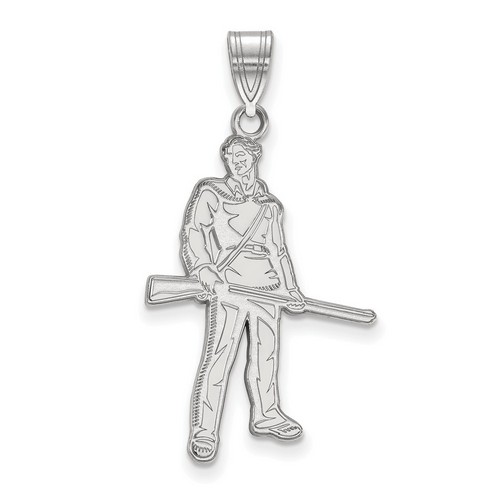 West Virginia University Mountaineers Large Pendant in Sterling Silver 2.13 gr