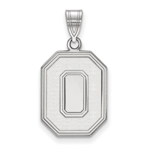 Ohio State University Buckeyes Large Pendant in Sterling Silver 2.59 gr