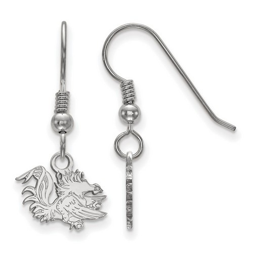 University of South Carolina Gamecocks Sterling Silver Dangle Earrings 1.33 gr