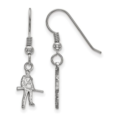 West Virginia University Mountaineers XS Sterling Silver Dangle Earrings 0.99 gr