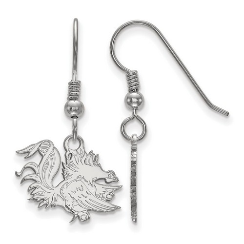 University of South Carolina Gamecocks Sterling Silver Dangle Earrings 2.12 gr