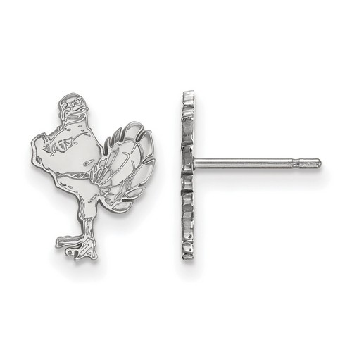 Virginia Tech Hokies Small Post Earrings in Sterling Silver 1.05 gr