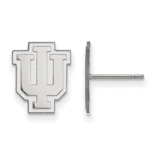 Indiana University Hoosiers Small Post Earrings in Sterling Silver 1.53 gr