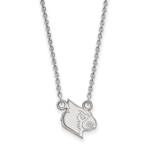 University of Louisville Cardinals Small Sterling Silver Pendant Necklace 2.69gr